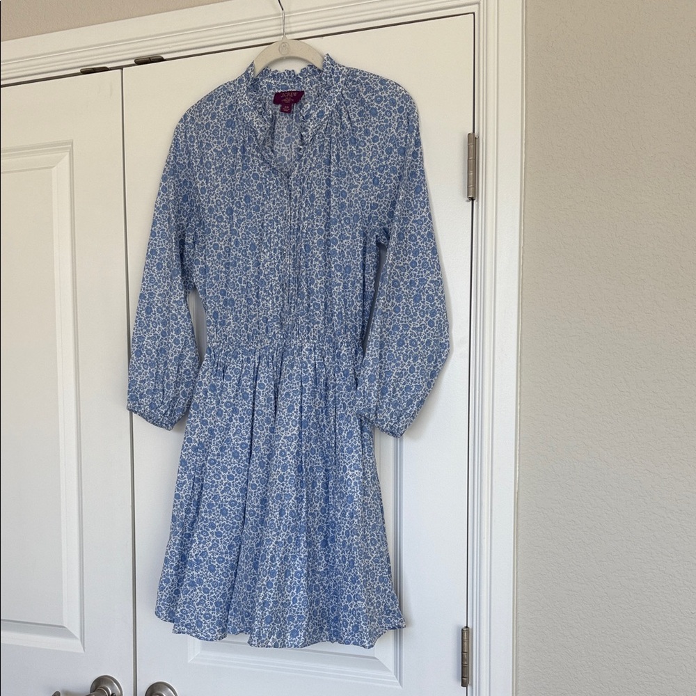 J. Crew x Liberty London Ruffle Collar Mini Dress - Picture 3 of 8